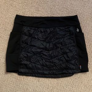 Smartwool insulated mini skirt black large